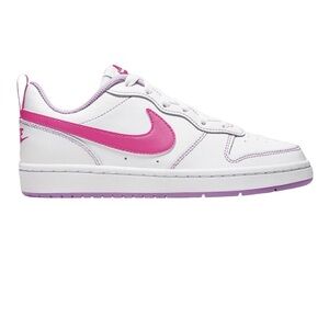 Nike | Women's/Girls White Leather Court Low 2 GS  Sneakers | 6Y (Women’s 7.5)